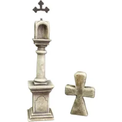 PLUS MODEL 172 1:35 Steinläule mit Friedensangebot Kreuz