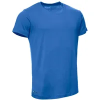 Kaipara - Merino Sportswear Rundhalsshirt Merino Shirt Herren Kurzarm Regularfit 150 (1-tlg) aus reiner Merinowolle Made in Germany blau M
