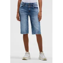 Soccx Damen, Jeans, Bermuda HA:NNI regular fit, Ocean Blue, 34 - 34W
