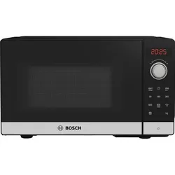 Bosch Serie 2 FFL023MS2 Mikrowelle Schwarz, Edelstahl Solo-Mikrowelle Arbeitsplatte 20 l 800 W