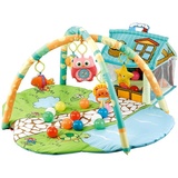 Moni Activity Center Happy Farm JL625-1A, Spielbogen 30 Spielbälle, kleines Haus