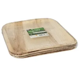 Papstar Teller Palmblatt eckig 18 x 18 cm 6 St. Natur