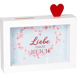Die Spiegelburg Spiegelburg Spardose mit Bilderrahmen Just Married