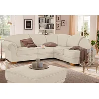 Home Affaire Ecksofa »Amrum L-Form«, wahlweise mit Bettfunktion und Ottomane links/rechts beige