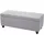 MCW Sitzbank Kriens Stoff Hellgrau 114 x 45 x 45 cm