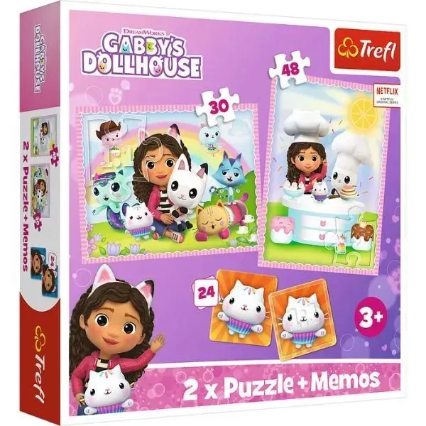 Trefl: Gabbys Puppenhaus Puzzle und Memory-Spiel