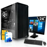 Business Komplett Set PC•AMD Ryzen 7 5700G•16GB Ram•512GB NVMe•24 Zoll TFT