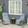 Outsunny Sonnenliege 60 x 75 x 102 cm Blau