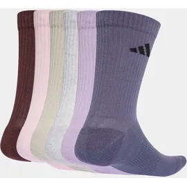 adidas Cushioned Crew Socken 6er Pack Rot 46-48