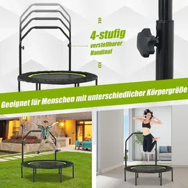 Costway Mini Trampolin 101 cm Grün