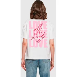 miss tee All We Need Is Love Tee Weiß S