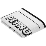 VOSSEN Peanuts Moments Duschtuch 67 x 140 cm schwarz/weiß