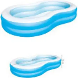 BESTWAY Lagune Family Planschbecken 262 x 157 x 46 cm