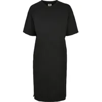URBAN CLASSICS Dress Organic Oversized Slit Kurzarm-T-Shirt Black XS