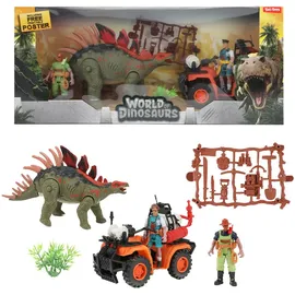 Toi-Toys oi-Toys WORLD OF DINOSAURS Dino + Quad Spielset