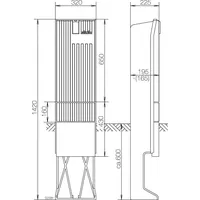 ABN Säule BH4 leer SK142H