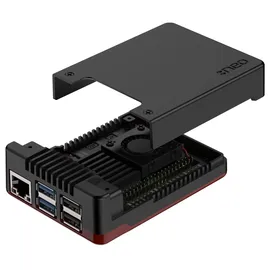 Argon40 Gehäuse Argon Forty NEO 5 BRED Aluminium Lüfter Raspberry Pi 5,