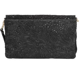 Samantha look Abendtasche Leder Black