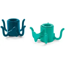 Tchibo - 2 Sonnenschirm-Haken - blau