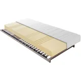 Boxxx Matratzenset, Holz, 2-teilig, Birke, Buche, massiv, Schichtholz, H3, Höhe ca. 16 cm, 120x200 cm, Lga, Made in Germany, Oeko-Tex® Standard 100, Härtegradauswahl, Bezug abnehmbar/waschbar, Ober- und Unterseite versteppt, wendbar, für verstellbare Lattenroste geeignet, alternative Größen erhältlich,Federholzleisten verleimt, Federleisten mit Duokappen, individuelle Liegehärteeinstellung, nicht verstellbar, erhältlich, Schlafzimmer, Matratzen Shop, Matratzensets
