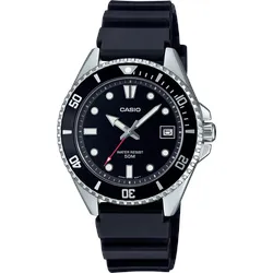 CASIO Timeless Collection Uhr MDV-10-1A1V | Schwarz/Silber