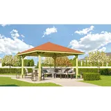 Weka Pavillon Gartenoase 651 A Gr. 1 Sparset 433 cm x 433 cm