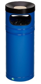 VAR Kombiascher H 90, für Kunststoffsäcke, Farbe: enzianblau