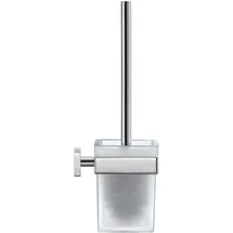Duravit WC-Bürstengarnitur Karree Chrom/Glas matt (0099571000)