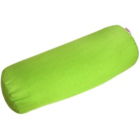 beties Farbenspiel XL Nackenrollenbezug ca. 25x70 cm Nackenrollenhülle Nackenrollen Überzug mit Reißverschluss 100% Baumwolle (apfelgrün)