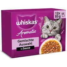 Whiskas Aromatic Selection Gemischte Auswahl in Sauce 144 x 85 g
