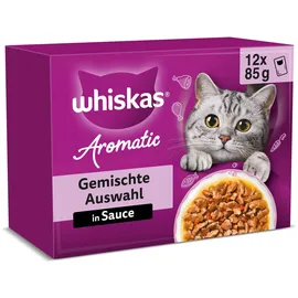 Whiskas Aromatic Selection Gemischte Auswahl in Sauce 144 x 85 g