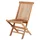 Mr. Deko Langton Klappstuhl 53 x 43 x 89 cm beige