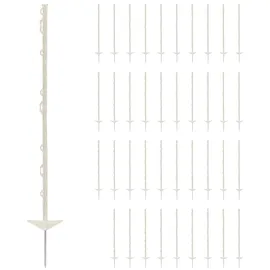 Wiesenfield Weidezaun-Pfähle 103 cm Weiß