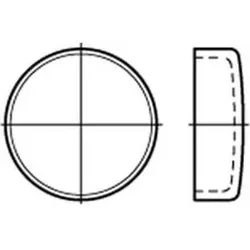 DIN 443 Verschlussscheibe Stahl 45mm