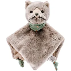 Schmusetuch STERNTALER "Katze Lilly, S", Baby, grau, Polyester, Polyester, Schnuffeltücher