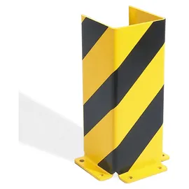 MORAVIA Anfahrschutz U-Profil schwarz/gelb 400 x 160 x 5 mm zum Aufdübeln