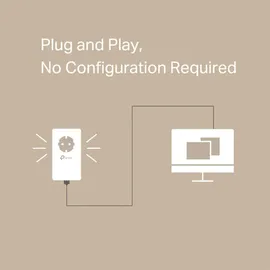 TP-Link TL-PA7017P KIT AV1000-Gigabit-Powerline-Adapter KIT mit Steckdose