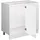 Vicco Eckunterschrank R-Line 86 x 46 x 81,6 cm Weiß Hochglanz