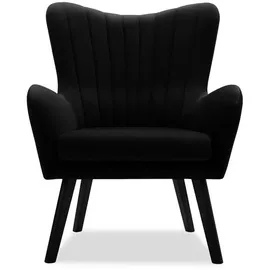 Konsimo Sessel Gadi ¦ schwarz ¦ Maße (cm): B: 76 H: 100