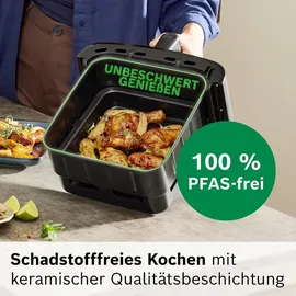 Bosch Serie 6 Heißluftfritteuse MAFD661B7 Schwarz 12 l