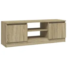 vidaXL TV-Schrank mit Tür Sonoma-Eiche 102x30x36 cm Braun Holz