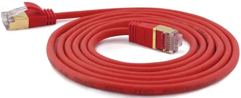 Wantec SSTP-Patchkabel Cat.6A rt 7158 rt 0,5m