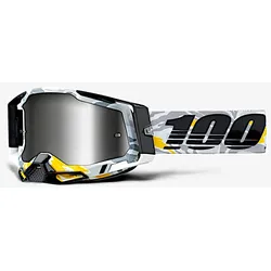 100% Racecraft II Korb Motocross-Brille, schwarz-grau-grün-braun für Männer