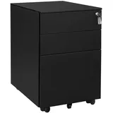 Songmics Rollcontainer 39 x 52 x 60 cm schwarz