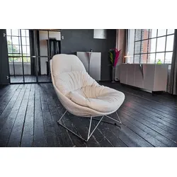 KAWOLA Sessel AVON Relaxsessel Stoff beige