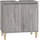 vidaXL Waschbeckenunterschrank 58 x 60 x 33 cm Grau