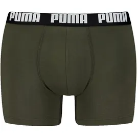 Puma Boxershorts 4er Pack Schwarz / Grün M