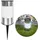 Alma Garden 8x Solarleuchten Set mit Erdspieß IP44 Solarlampen LED Solar Gartenlampe Lampe