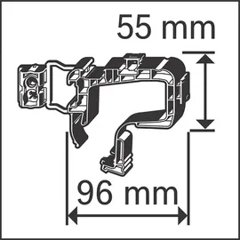 Bosch Professional 1600A032GD Kabelhalter 1600A032GD 100St.