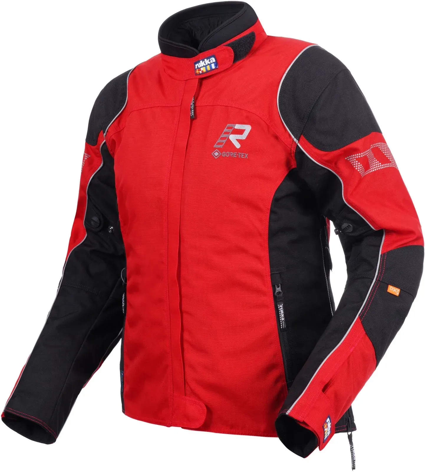 Rukka Traverina Jacke Rot Schwarz Gr. 42